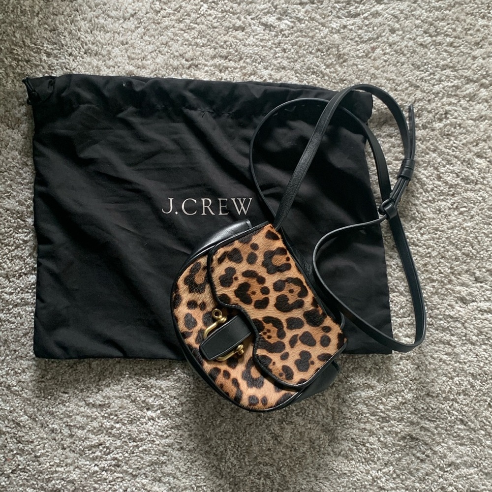 J.Crew collection calfskin leather bag.